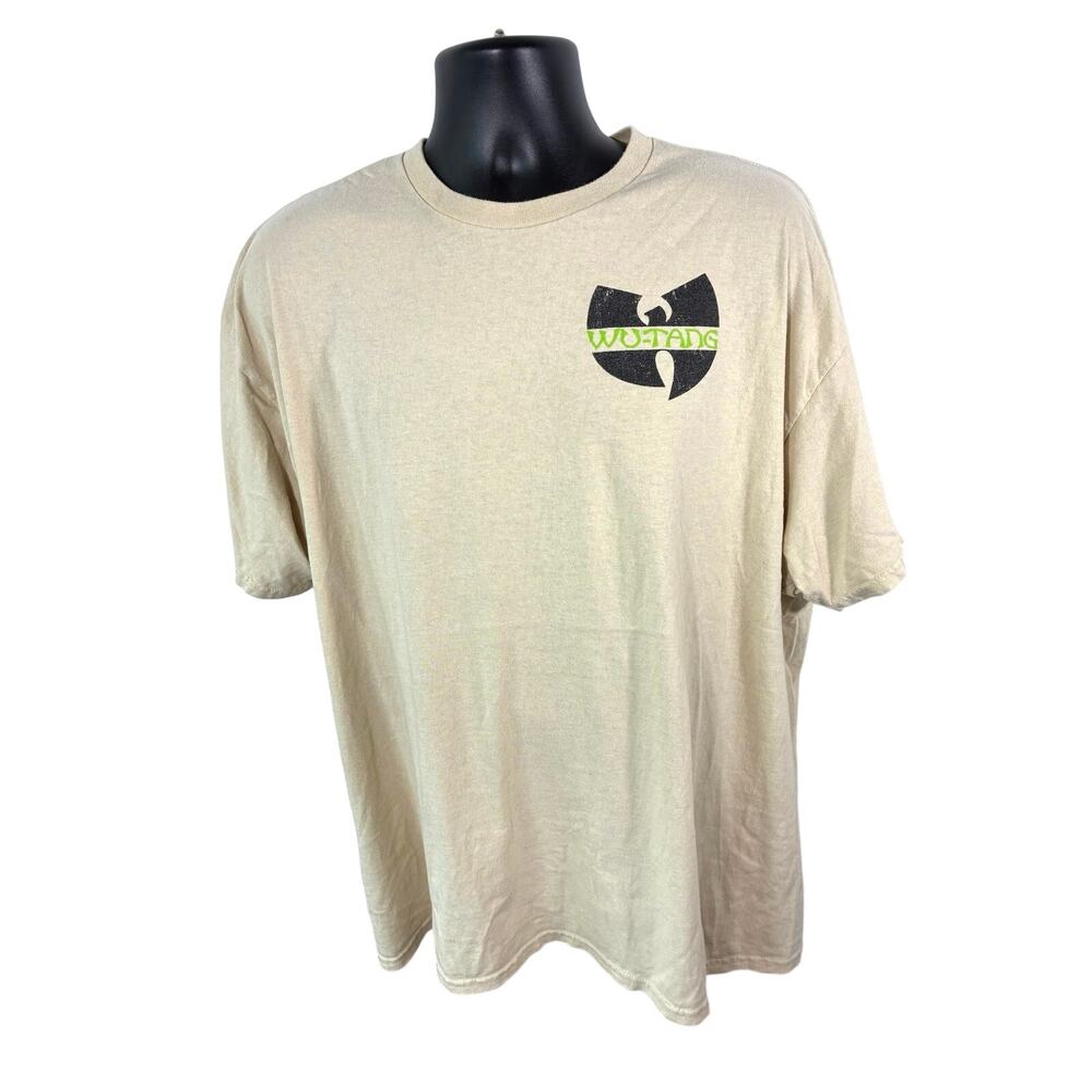Wu Tang Clan 1997 Tour T Shirt Cream Graphic Tee M L Oversized Hip Hop Rap